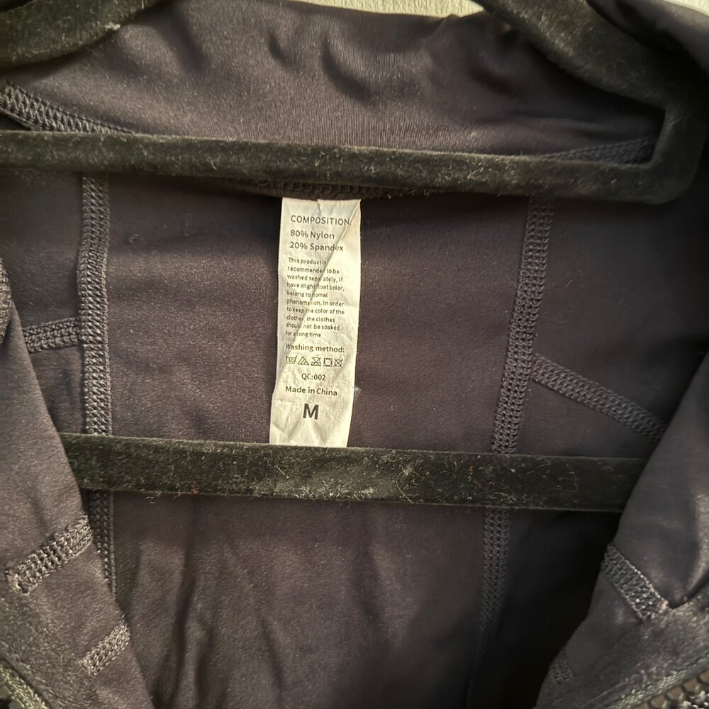 Black performance jacket zip M - Picture 5 of 8
